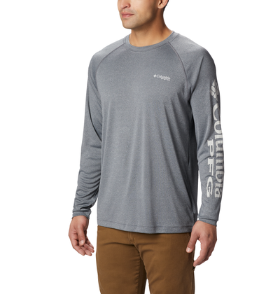 1709421-Terminal Tackle™ Heather LS Shirt-COLUMBIA