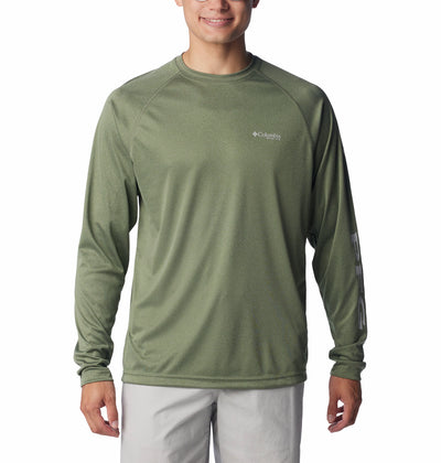 1709421-Terminal Tackle™ Heather LS Shirt-COLUMBIA