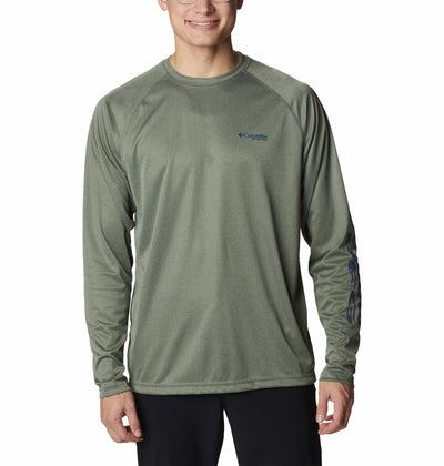 1709421-Terminal Tackle™ Heather LS Shirt-COLUMBIA