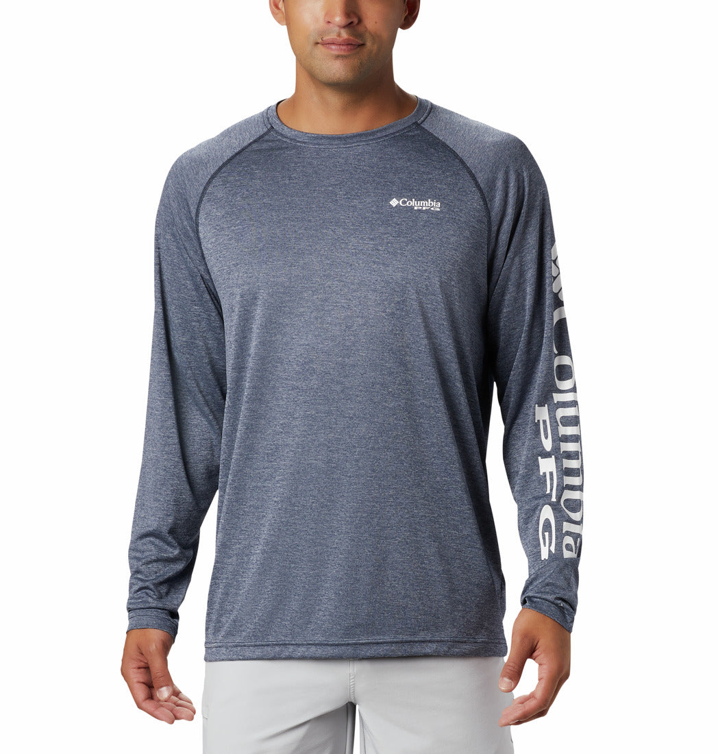 1709421-Terminal Tackle™ Heather LS Shirt-COLUMBIA