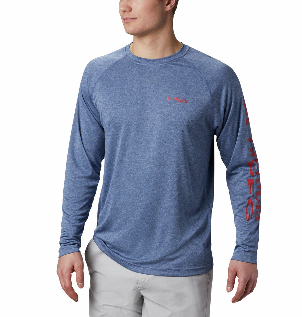 1709421-Terminal Tackle™ Heather LS Shirt-COLUMBIA