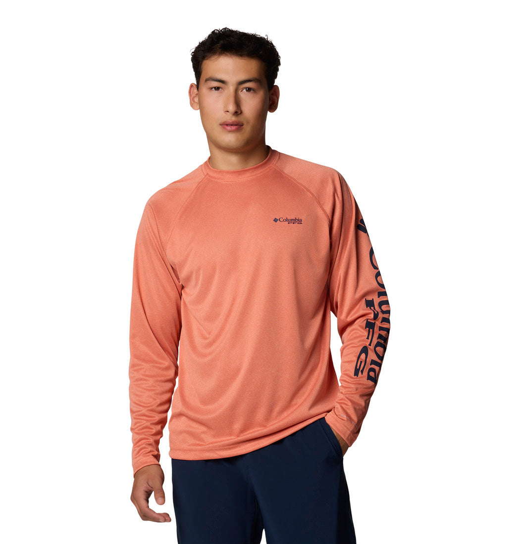 1709421-Terminal Tackle™ Heather LS Shirt-COLUMBIA