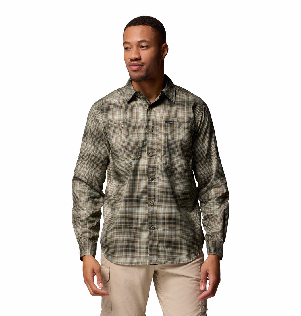 2012941-Silver Ridge™ Utility Lite Plaid LS-COLUMBIA