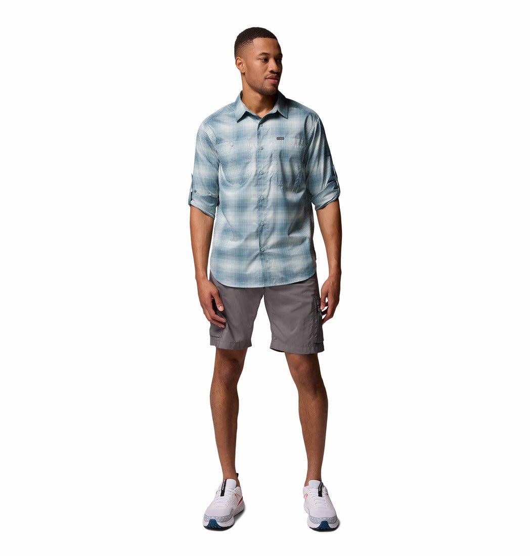 2012941-Silver Ridge™ Utility Lite Plaid LS-COLUMBIA