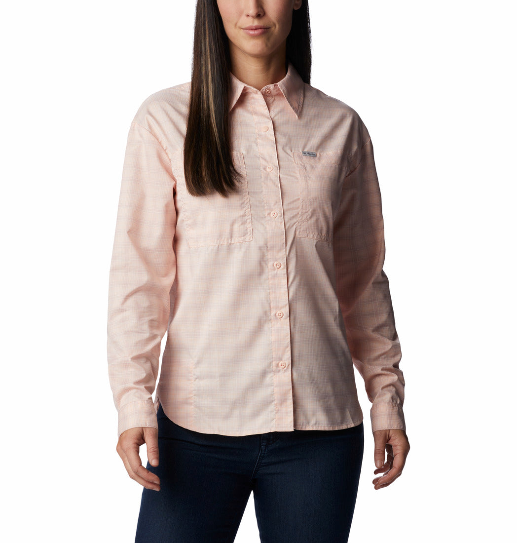 2033351-Silver Ridge Utility™ Patterned LS Shirt-COLUMBIA