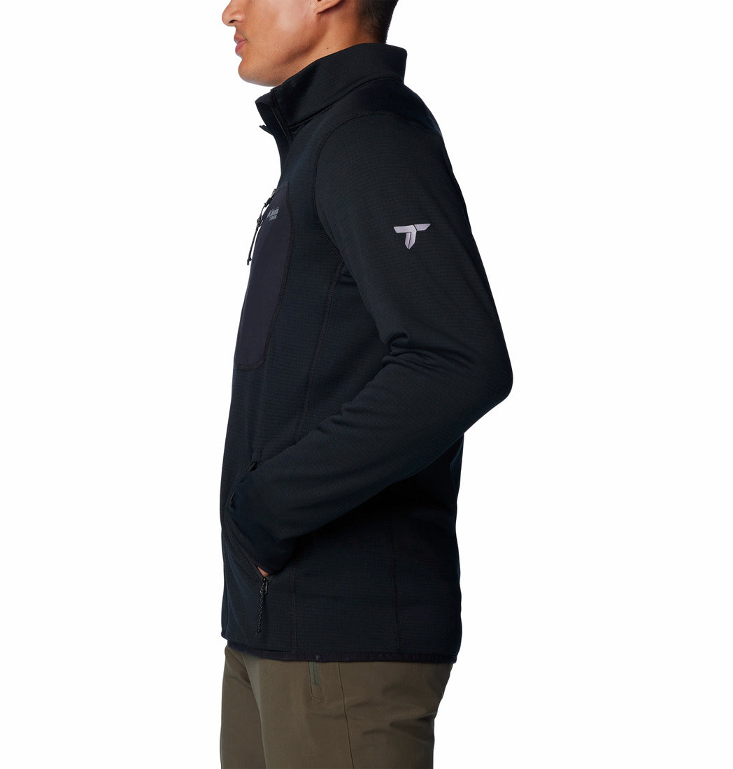 2072061-Triple Canyon™ Grid Fleece  Full Zip-COLUMBIA