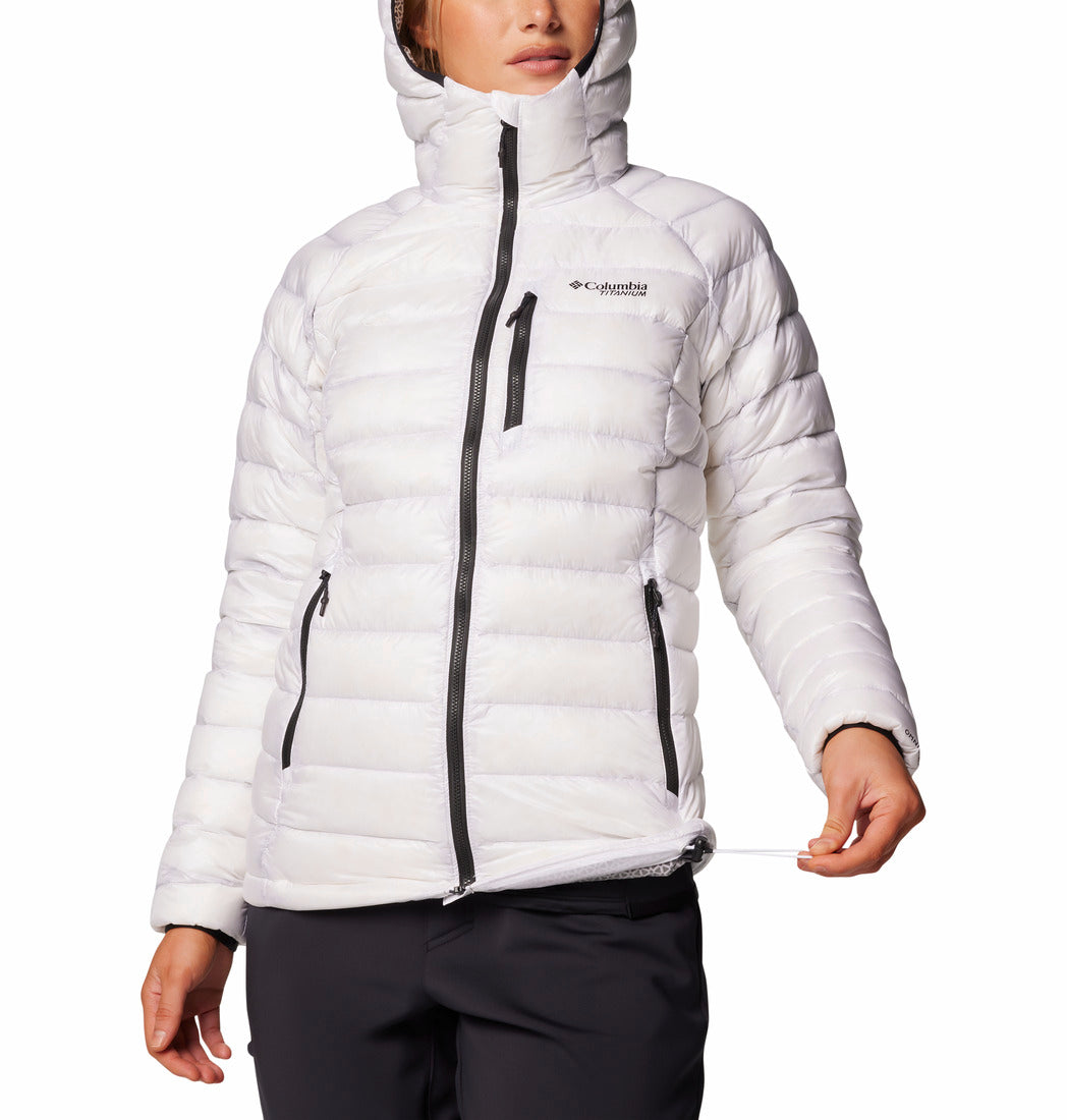 Columbia フード付きジャケット L ホワイト Arctic Crest™ Down Hooded Jacket – Columbia Sportswear Panamá