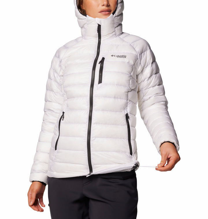 Columbia フード付きジャケット L ホワイト Arctic Crest™ Down Hooded Jacket – Columbia Sportswear Panamá