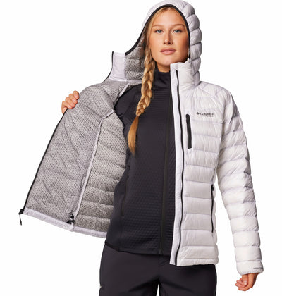 2086071-Arctic Crest™ Down Hooded Jacket-COLUMBIA