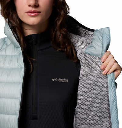 2086071-Arctic Crest™ Down Hooded Jacket-COLUMBIA