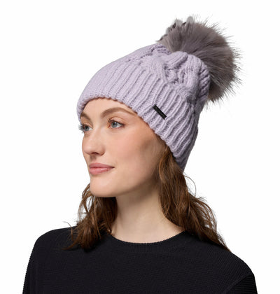 2092641-Boundless Days™ Cable Knit Pom Beanie-COLUMBIA