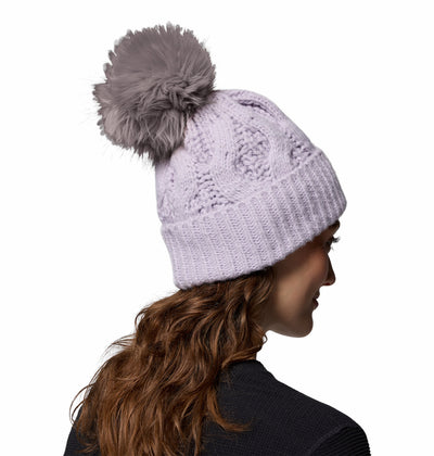 2092641-Boundless Days™ Cable Knit Pom Beanie-COLUMBIA