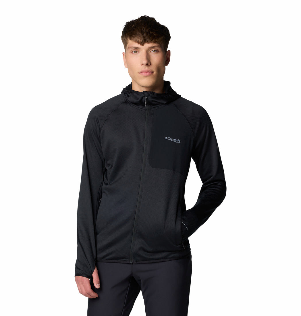 2094971-Triple Canyon™ Grid Fleece Hooded FZ II-COLUMBIA