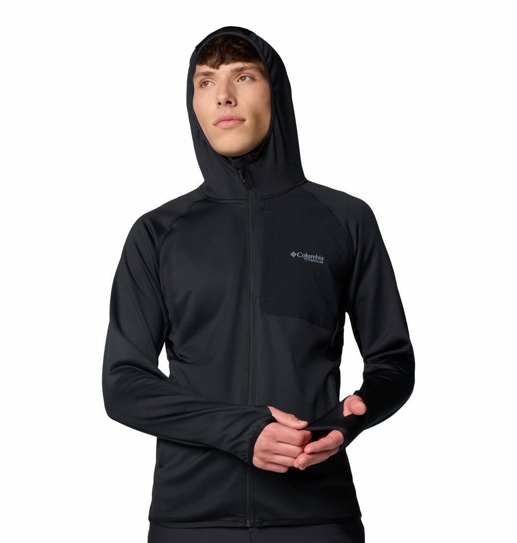 2094971-Triple Canyon™ Grid Fleece Hooded FZ II-COLUMBIA