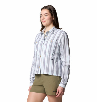 2118941-BREA FALLS™ WOVEN PATTERNED LS-COLUMBIA