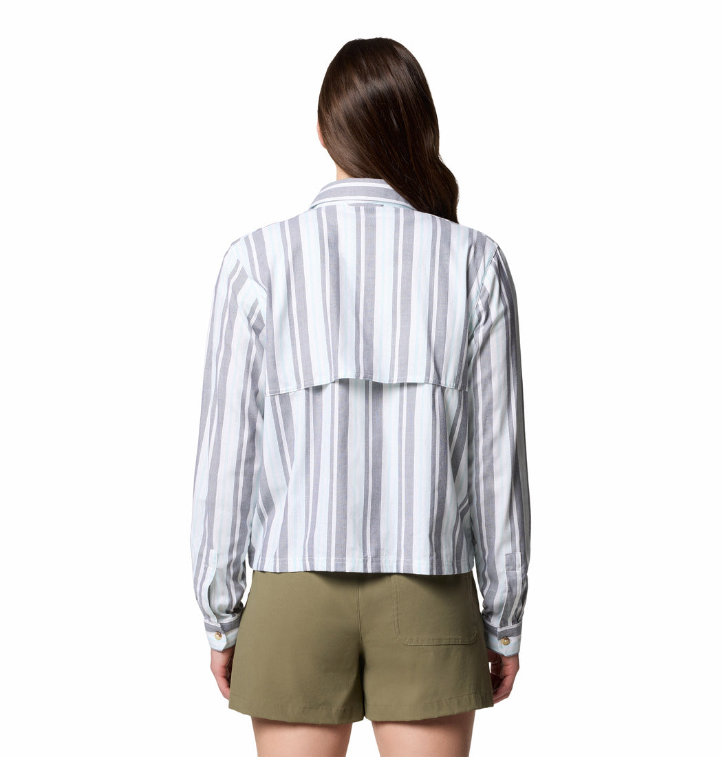 2118941-BREA FALLS™ WOVEN PATTERNED LS-COLUMBIA