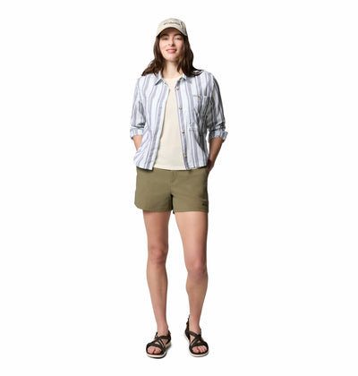 2118941-BREA FALLS™ WOVEN PATTERNED LS-COLUMBIA