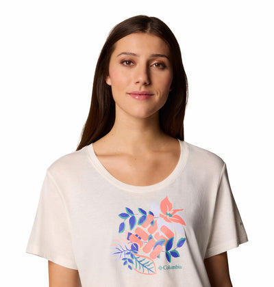 2120051-RUBY SPRINGS™ GRAPHIC SCOOP NECK SS-COLUMBIA