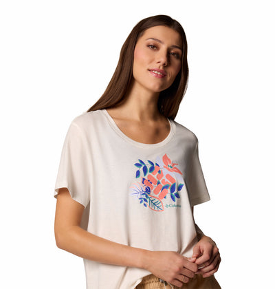 2120051-RUBY SPRINGS™ GRAPHIC SCOOP NECK SS-COLUMBIA