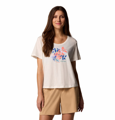 2120051-RUBY SPRINGS™ GRAPHIC SCOOP NECK SS-COLUMBIA