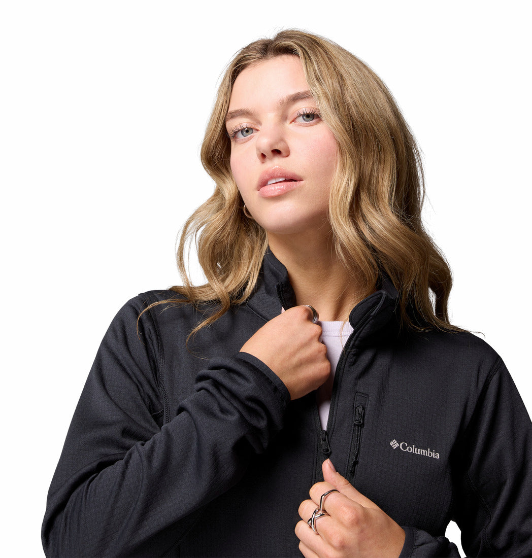 2136231-Essential Hike™ Grid Fleece Full Zip-COLUMBIA