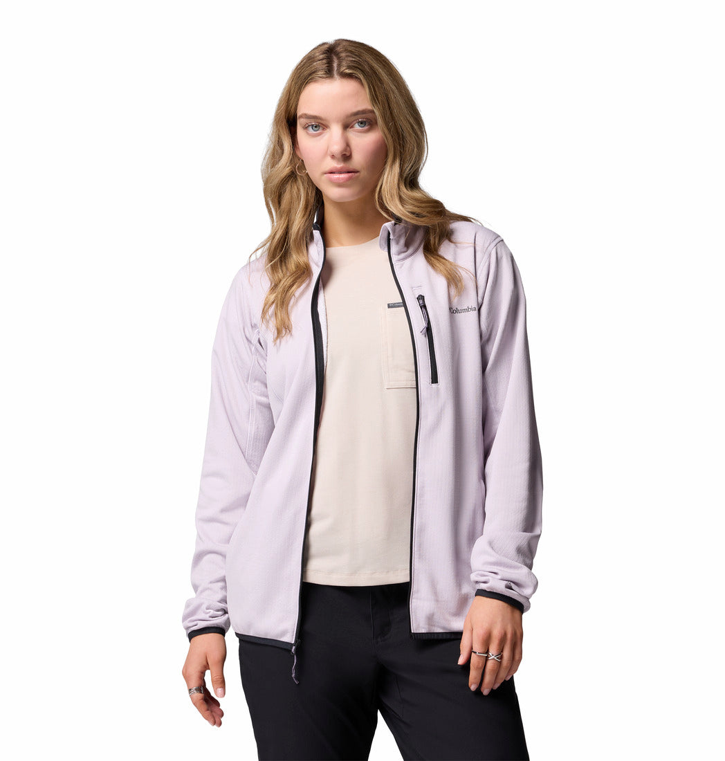 2136231-Essential Hike™ Grid Fleece Full Zip-COLUMBIA