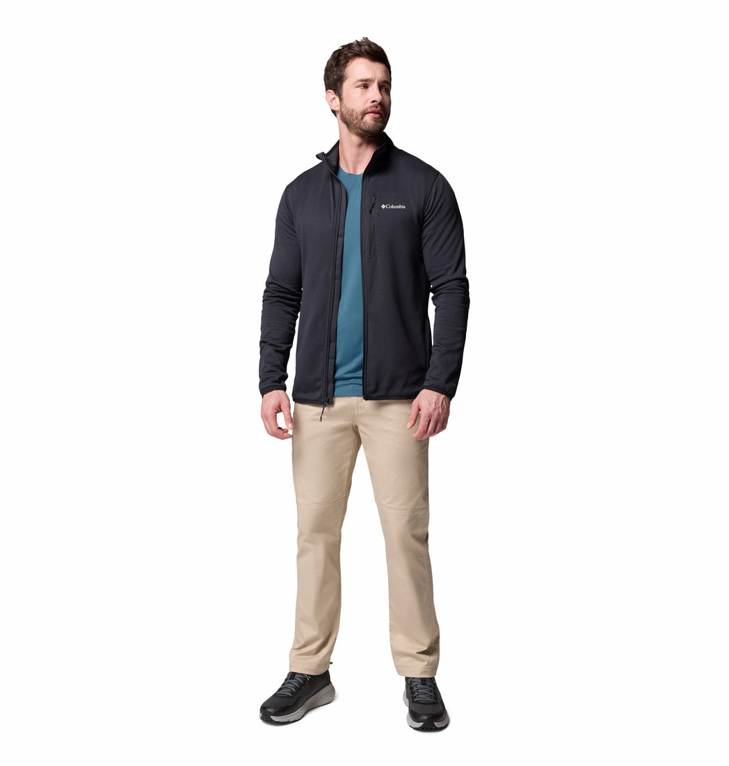 2136841-Essential Hike™ Grid Fleece Full Zip-COLUMBIA