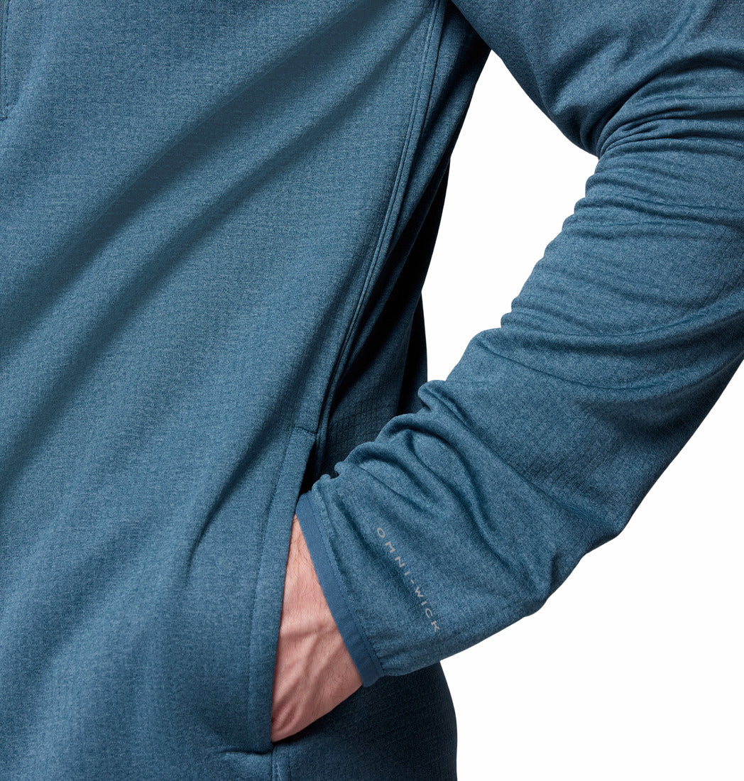 2136841-Essential Hike™ Grid Fleece Full Zip-COLUMBIA