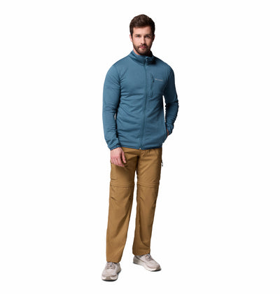 2136841-Essential Hike™ Grid Fleece Full Zip-COLUMBIA