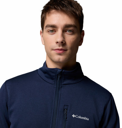 2136841-Essential Hike™ Grid Fleece Full Zip-COLUMBIA